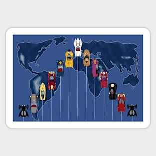 Speed Racer Global Sticker
